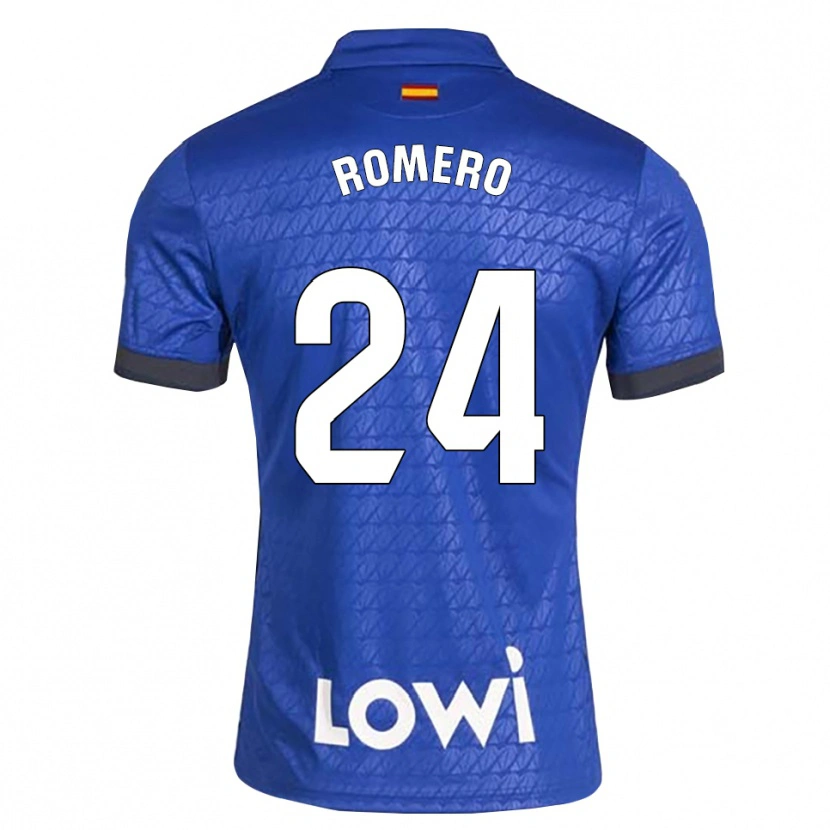 Danxen Heren Zaid Romero #24 Blauw Wit Zwart Thuisshirt Thuistenue 2026/27 T-Shirt