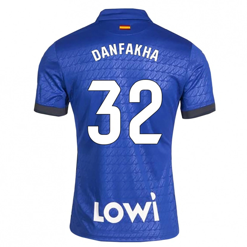 Danxen Heren Ibrahima Danfakha #32 Blauw Wit Zwart Thuisshirt Thuistenue 2026/27 T-Shirt
