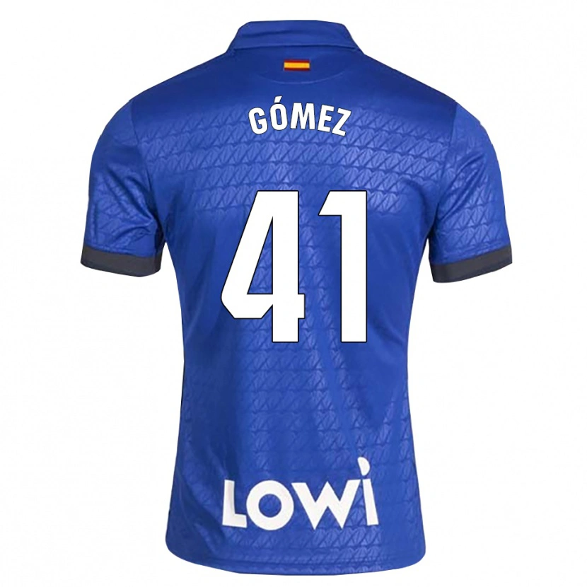 Danxen Heren Álvaro Gómez #41 Blauw Wit Zwart Thuisshirt Thuistenue 2026/27 T-Shirt