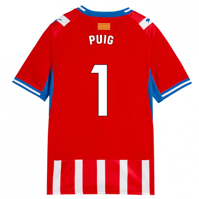 Danxen Heren Sergi Puig #1 Rood Wit Hemelsblauw Thuisshirt Thuistenue 2026/27 T-Shirt
