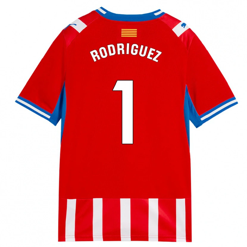Danxen Heren Maria Rodríguez #1 Rood Wit Hemelsblauw Thuisshirt Thuistenue 2026/27 T-Shirt