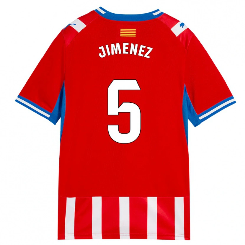 Danxen Heren Ángela Jiménez #5 Rood Wit Hemelsblauw Thuisshirt Thuistenue 2026/27 T-Shirt