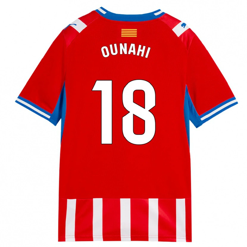 Danxen Heren Azzedine Ounahi #18 Rood Wit Hemelsblauw Thuisshirt Thuistenue 2026/27 T-Shirt