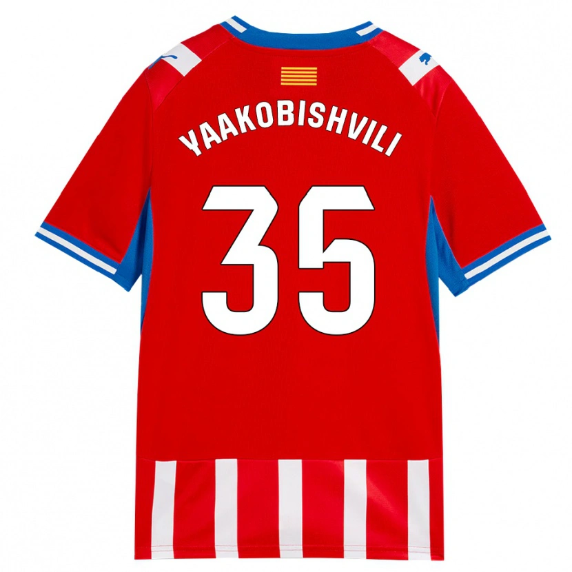 Danxen Heren Antal Yaakobishvili #35 Rood Wit Hemelsblauw Thuisshirt Thuistenue 2026/27 T-Shirt