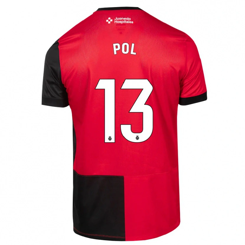 Danxen Heren Joan Pol #13 Zwart Rood Wit Thuisshirt Thuistenue 2026/27 T-Shirt