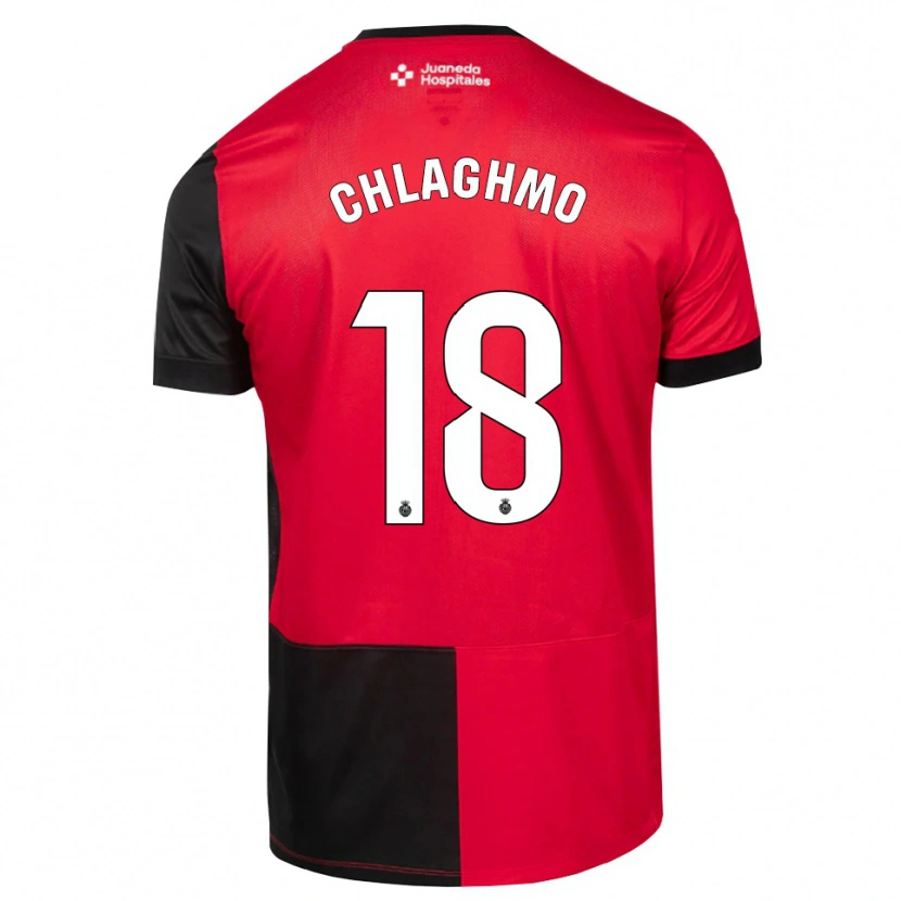 Danxen Heren Saifdine Chlaghmo #18 Zwart Rood Wit Thuisshirt Thuistenue 2026/27 T-Shirt