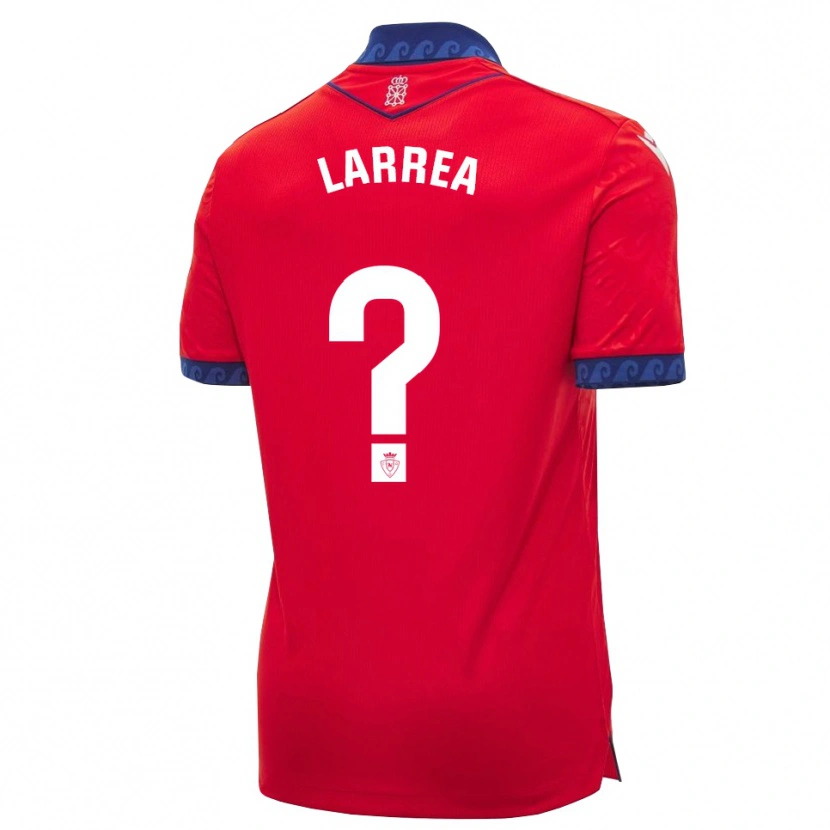 Danxen Heren Unai Larrea #0 Rood Marineblauw Wit Thuisshirt Thuistenue 2026/27 T-Shirt