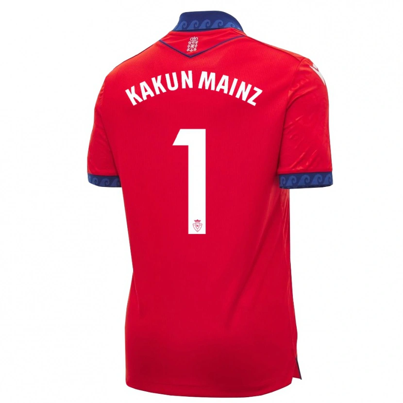 Danxen Heren Kakun Mainz #1 Rood Marineblauw Wit Thuisshirt Thuistenue 2026/27 T-Shirt