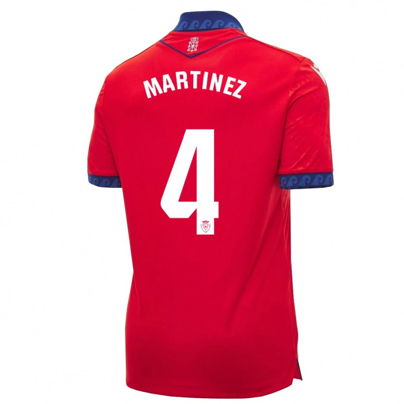 Danxen Heren Vera Martínez Viota #4 Rood Marineblauw Wit Thuisshirt Thuistenue 2026/27 T-Shirt