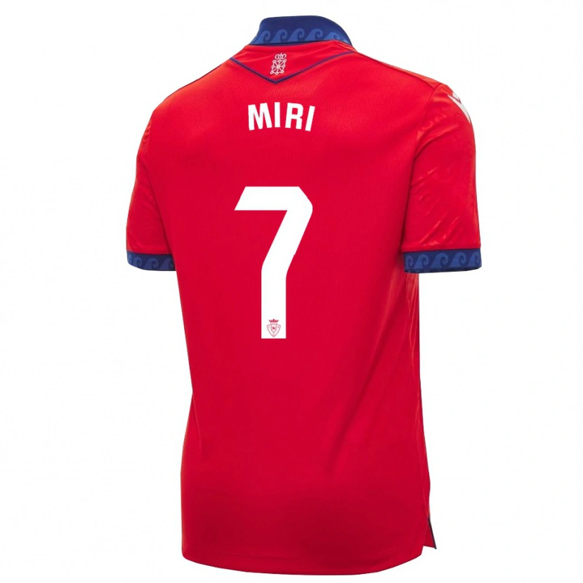 Danxen Heren Miriam Rivas Pinto #7 Rood Marineblauw Wit Thuisshirt Thuistenue 2026/27 T-Shirt