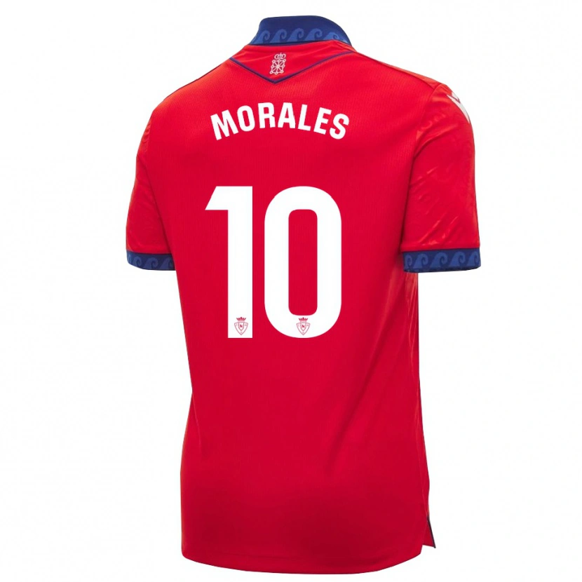 Danxen Heren Anai Morales #10 Rood Marineblauw Wit Thuisshirt Thuistenue 2026/27 T-Shirt