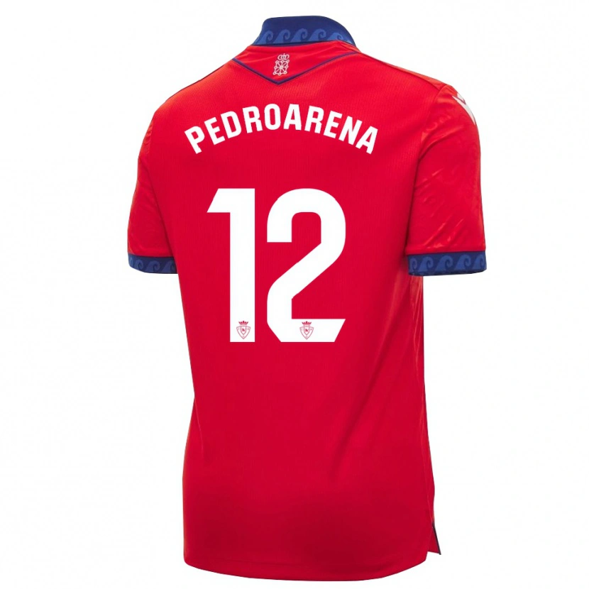 Danxen Heren Martin Pedroarena #12 Rood Marineblauw Wit Thuisshirt Thuistenue 2026/27 T-Shirt