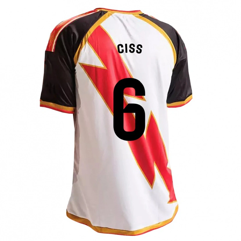 Danxen Heren Pathé Ciss #6 Zwart Rood Wit Goud Thuisshirt Thuistenue 2026/27 T-Shirt