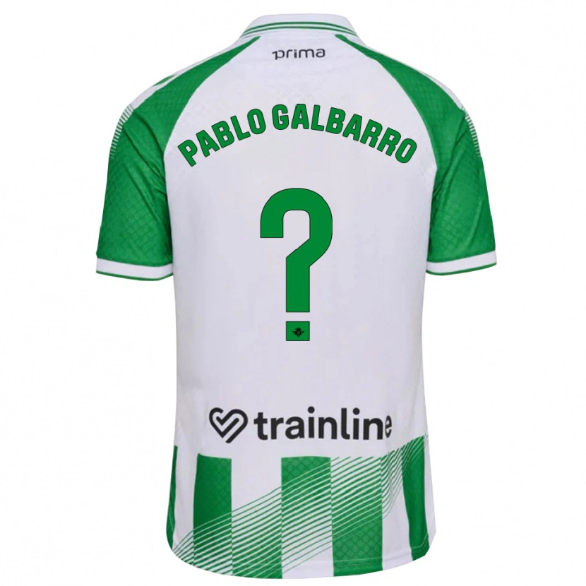 Danxen Heren Juan Pablo Galbarro #0 Lichtgroen Zwart Wit Thuisshirt Thuistenue 2026/27 T-Shirt