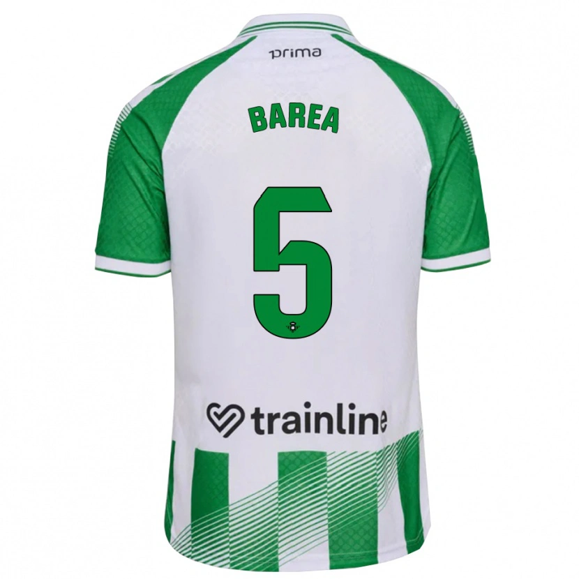 Danxen Heren Ismael Barea #5 Lichtgroen Zwart Wit Thuisshirt Thuistenue 2026/27 T-Shirt