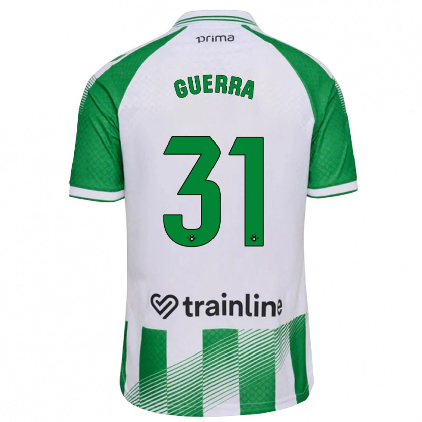 Danxen Heren Ana Guerra Morcillo #31 Lichtgroen Zwart Wit Thuisshirt Thuistenue 2026/27 T-Shirt