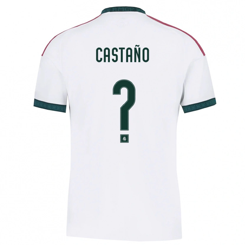 Danxen Heren Alejandro Castaño #0 Donkergroen Wit Rood Thuisshirt Thuistenue 2026/27 T-Shirt