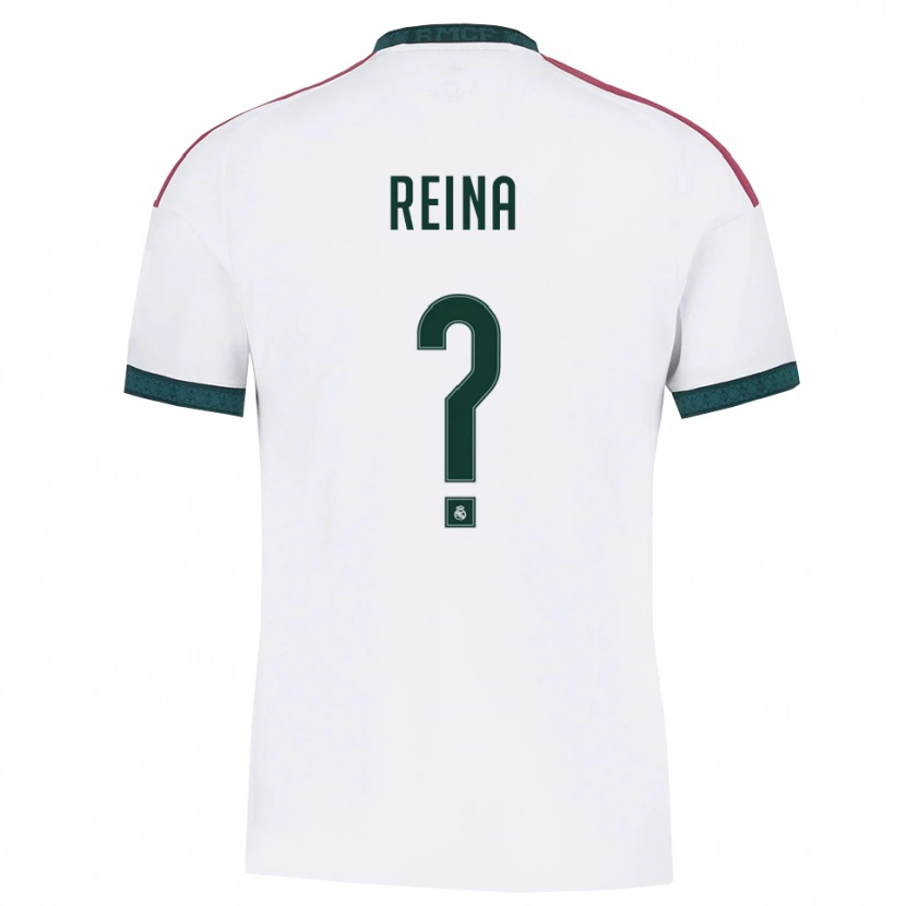 Danxen Heren Darío Reina #0 Donkergroen Wit Rood Thuisshirt Thuistenue 2026/27 T-Shirt