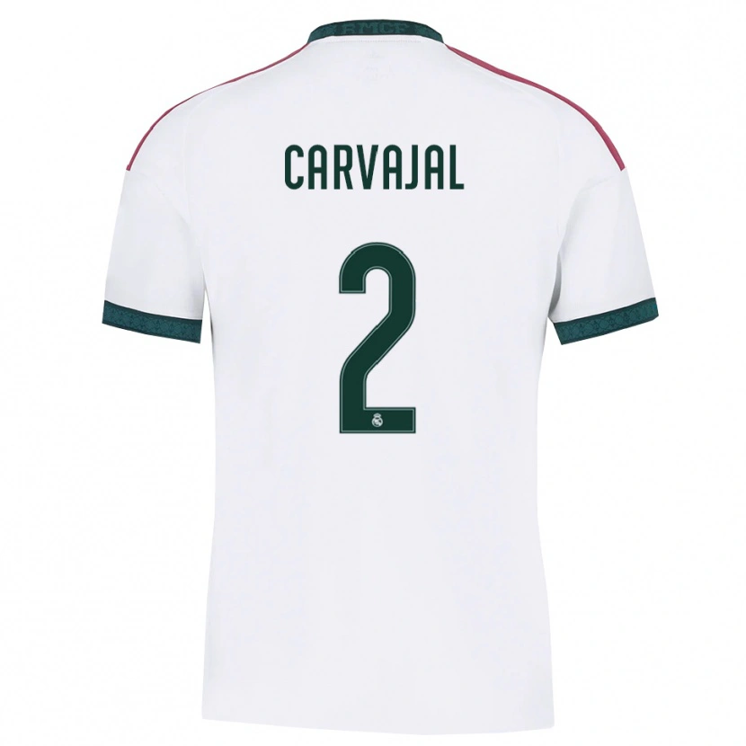 Danxen Heren Daniel Carvajal #2 Donkergroen Wit Rood Thuisshirt Thuistenue 2026/27 T-Shirt