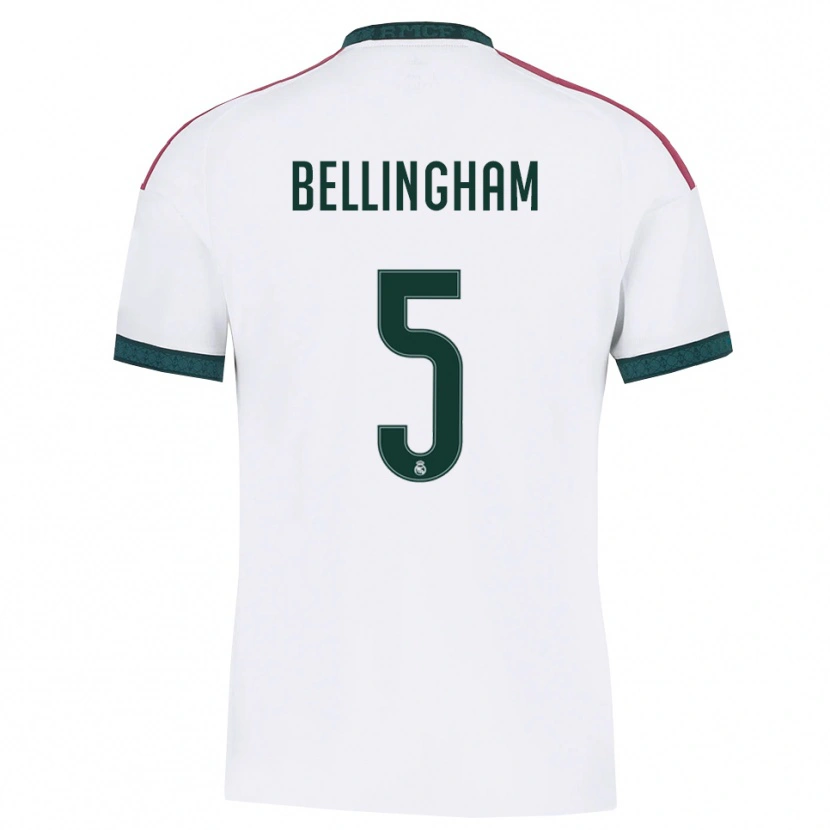Danxen Heren Jude Bellingham #5 Donkergroen Wit Rood Thuisshirt Thuistenue 2026/27 T-Shirt