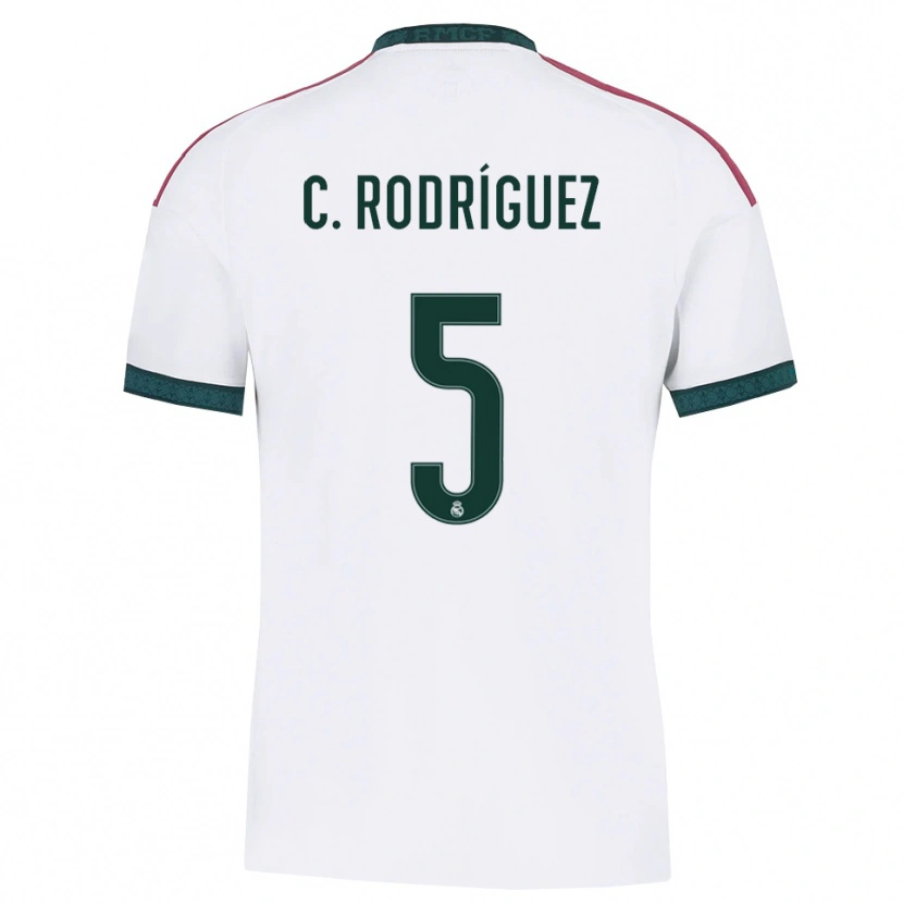 Danxen Heren Carlos Rodríguez #5 Donkergroen Wit Rood Thuisshirt Thuistenue 2026/27 T-Shirt