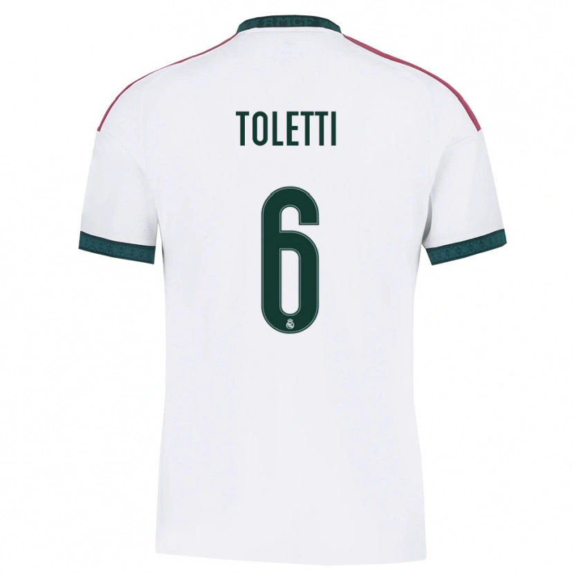 Danxen Heren Sandie Toletti #6 Donkergroen Wit Rood Thuisshirt Thuistenue 2026/27 T-Shirt