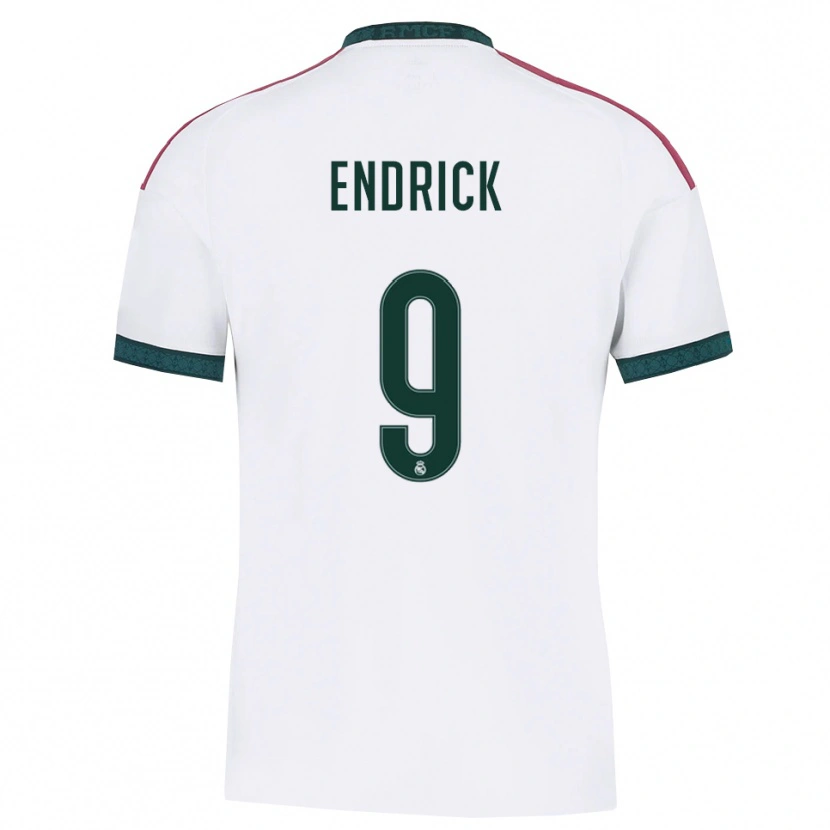 Danxen Heren Endrick Felipe Moreira De Sousa #9 Donkergroen Wit Rood Thuisshirt Thuistenue 2026/27 T-Shirt