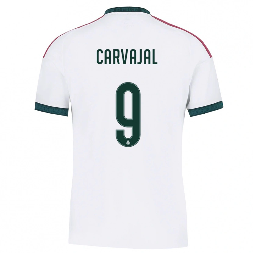 Danxen Heren Ángel Carvajal #9 Donkergroen Wit Rood Thuisshirt Thuistenue 2026/27 T-Shirt