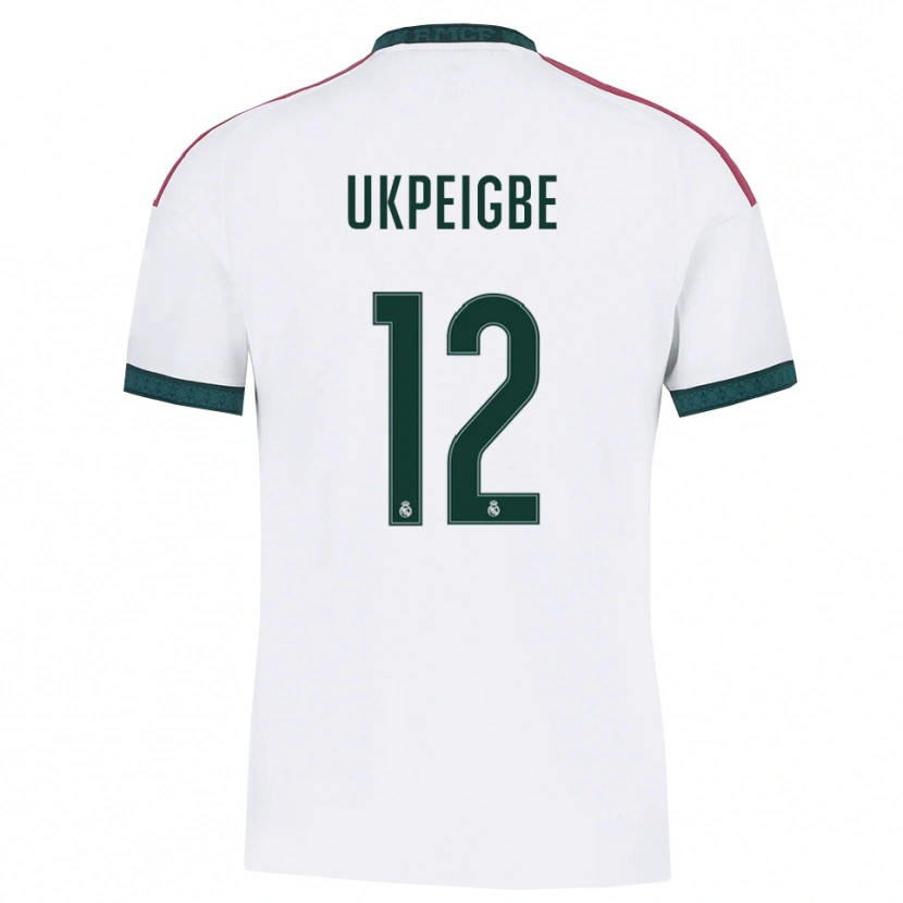 Danxen Heren Melvin Ukpeigbe #12 Donkergroen Wit Rood Thuisshirt Thuistenue 2026/27 T-Shirt
