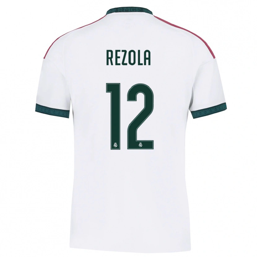 Danxen Heren Manex Rezola #12 Donkergroen Wit Rood Thuisshirt Thuistenue 2026/27 T-Shirt