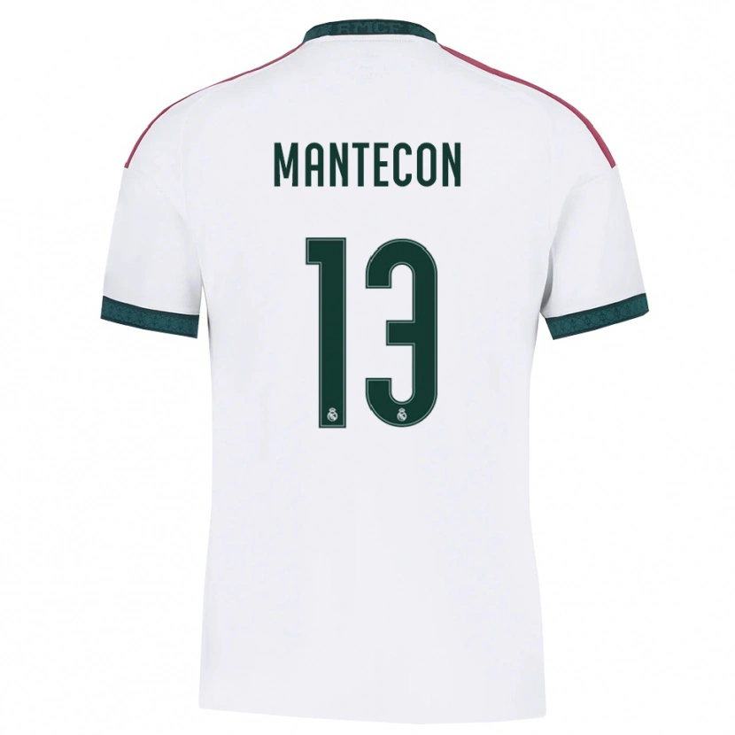 Danxen Heren Hugo Mantecon #13 Donkergroen Wit Rood Thuisshirt Thuistenue 2026/27 T-Shirt