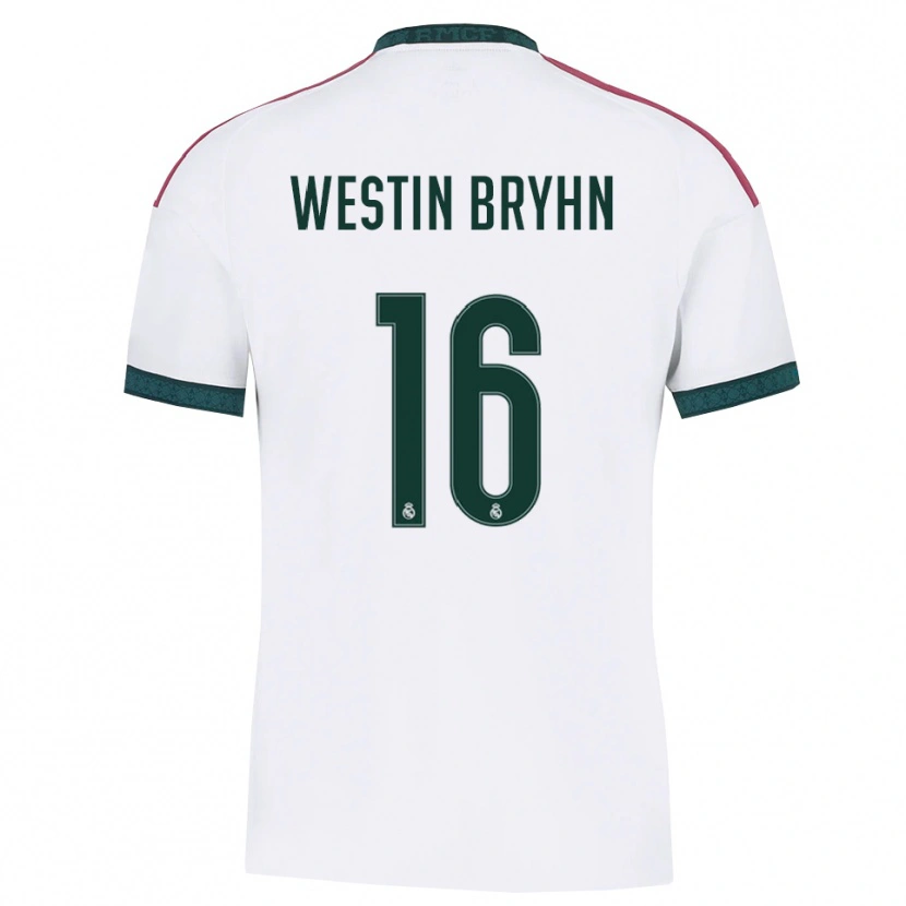 Danxen Heren Leon Westin Bryhn #16 Donkergroen Wit Rood Thuisshirt Thuistenue 2026/27 T-Shirt