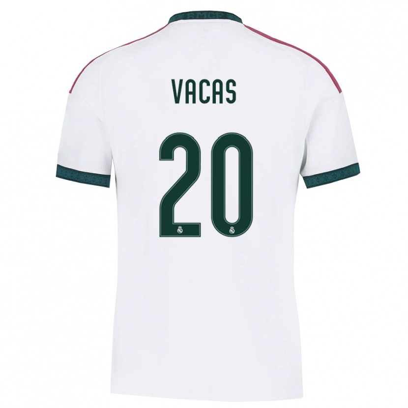 Danxen Heren Juan Vacas #20 Donkergroen Wit Rood Thuisshirt Thuistenue 2026/27 T-Shirt