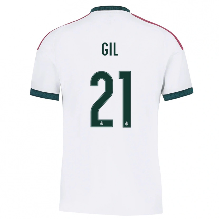 Danxen Heren Iker Gil #21 Donkergroen Wit Rood Thuisshirt Thuistenue 2026/27 T-Shirt