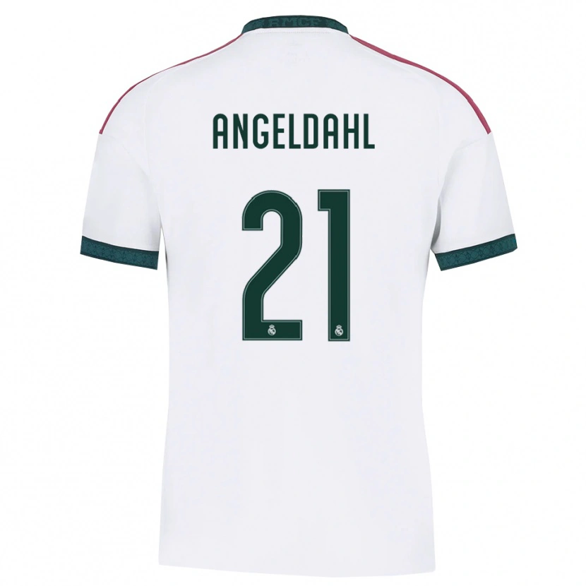 Danxen Heren Filippa Angeldahl #21 Donkergroen Wit Rood Thuisshirt Thuistenue 2026/27 T-Shirt