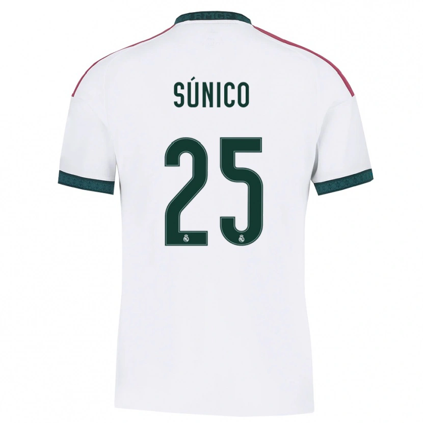 Danxen Heren Guille Súnico #25 Donkergroen Wit Rood Thuisshirt Thuistenue 2026/27 T-Shirt