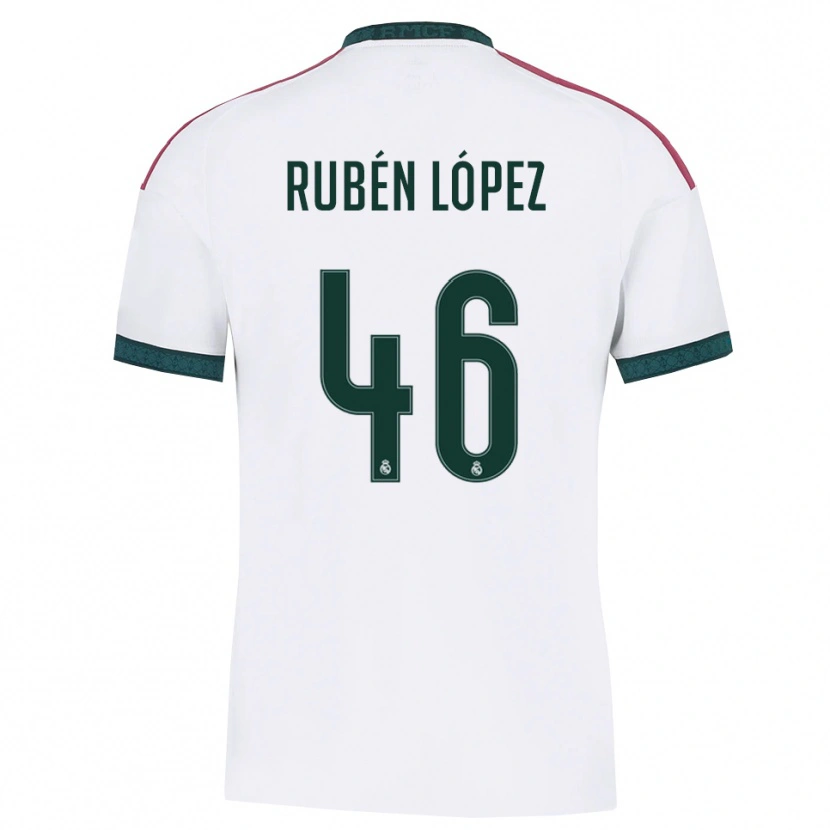 Danxen Heren Rubén López #46 Donkergroen Wit Rood Thuisshirt Thuistenue 2026/27 T-Shirt