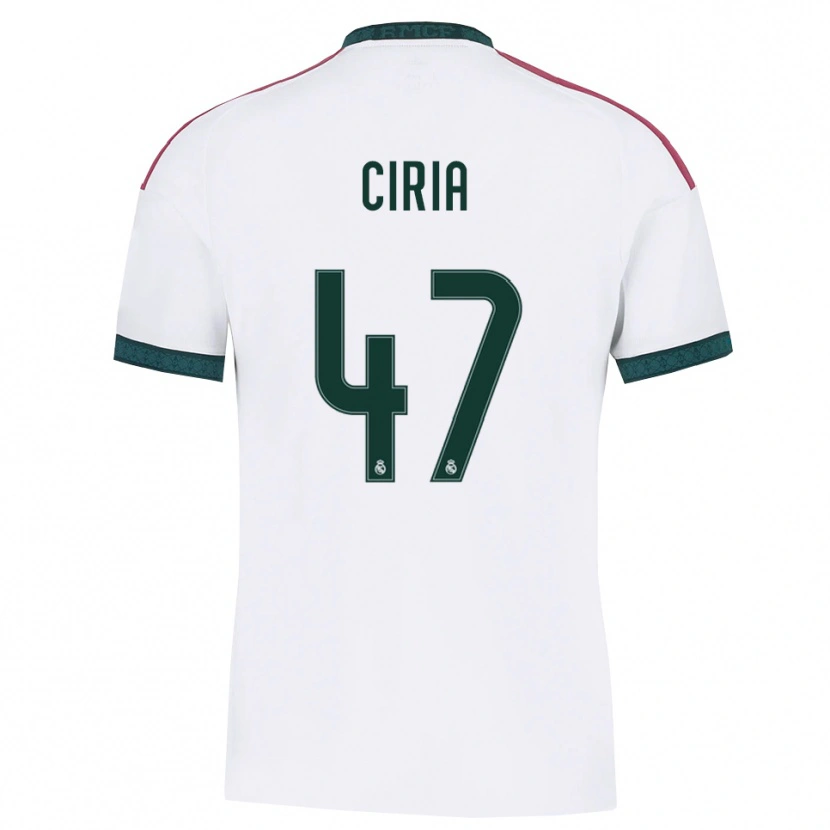 Danxen Heren Alexis Ciria #47 Donkergroen Wit Rood Thuisshirt Thuistenue 2026/27 T-Shirt