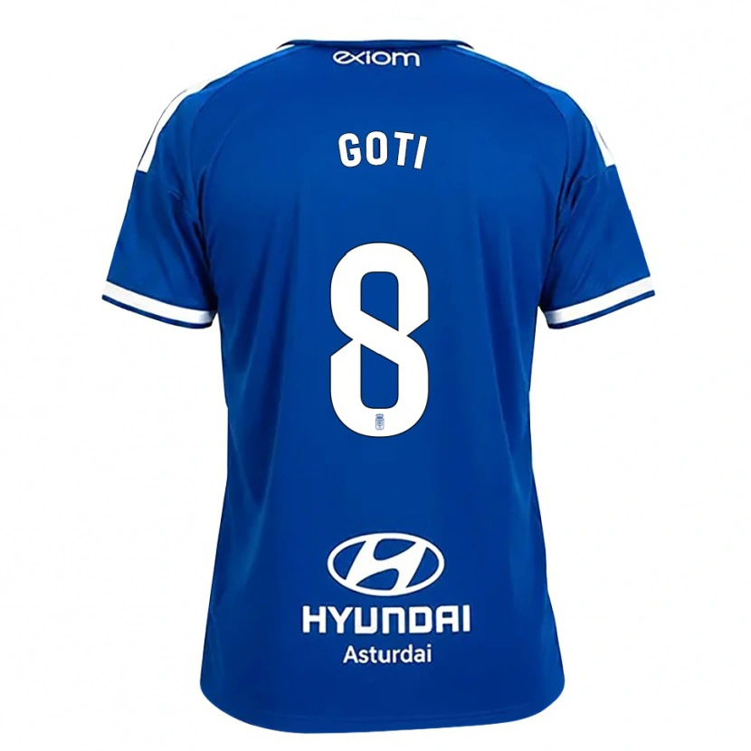 Danxen Heren Mikel Goti #8 Mediumblauw Wit Thuisshirt Thuistenue 2026/27 T-Shirt