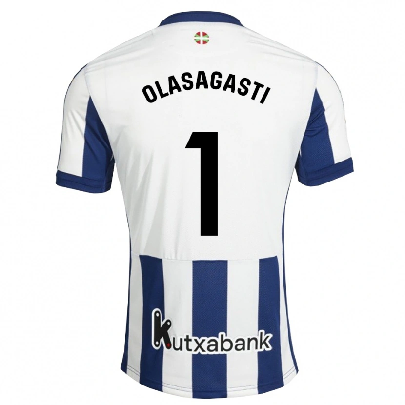 Danxen Heren Lander Olasagasti #1 Marineblauw Wit Goudenrood Thuisshirt Thuistenue 2026/27 T-Shirt