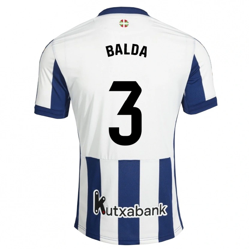 Danxen Heren Jon Balda #3 Marineblauw Wit Goudenrood Thuisshirt Thuistenue 2026/27 T-Shirt