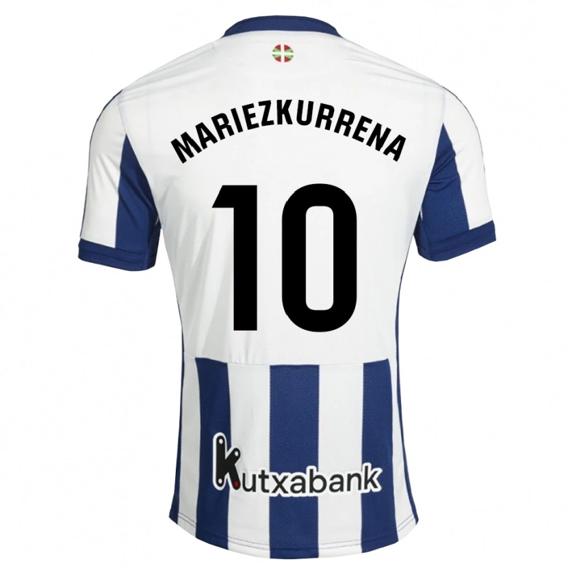 Danxen Heren Arkaitz Mariezkurrena #10 Marineblauw Wit Goudenrood Thuisshirt Thuistenue 2026/27 T-Shirt