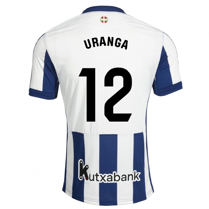 Danxen Heren Lander Uranga #12 Marineblauw Wit Goudenrood Thuisshirt Thuistenue 2026/27 T-Shirt