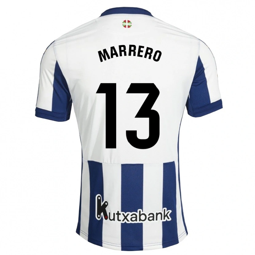 Danxen Heren Unai Marrero #13 Marineblauw Wit Goudenrood Thuisshirt Thuistenue 2026/27 T-Shirt