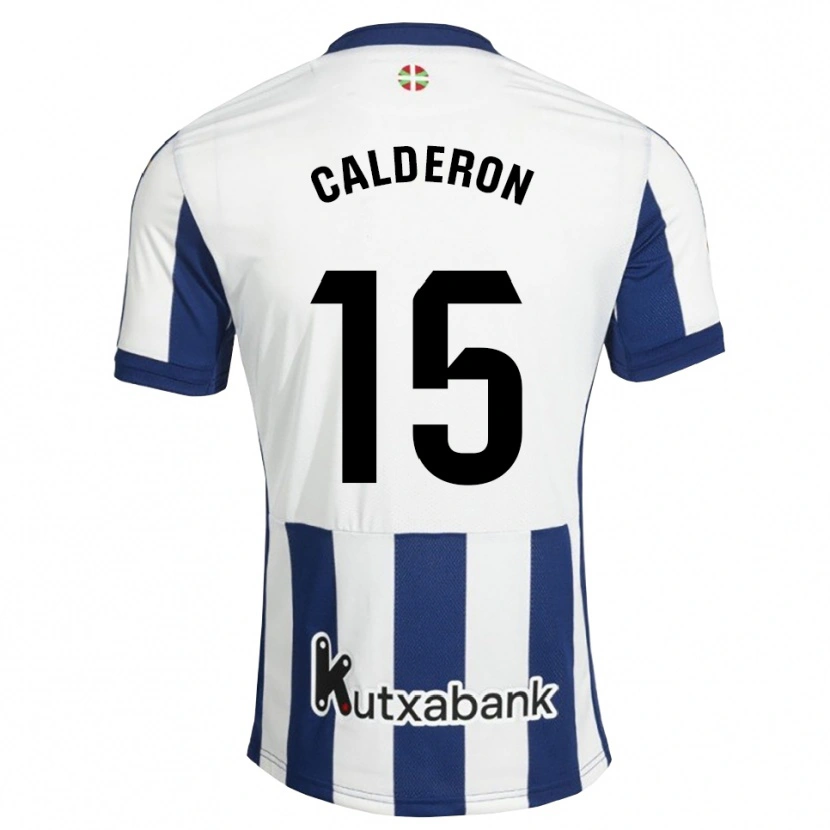 Danxen Heren Iker Calderon #15 Marineblauw Wit Goudenrood Thuisshirt Thuistenue 2026/27 T-Shirt