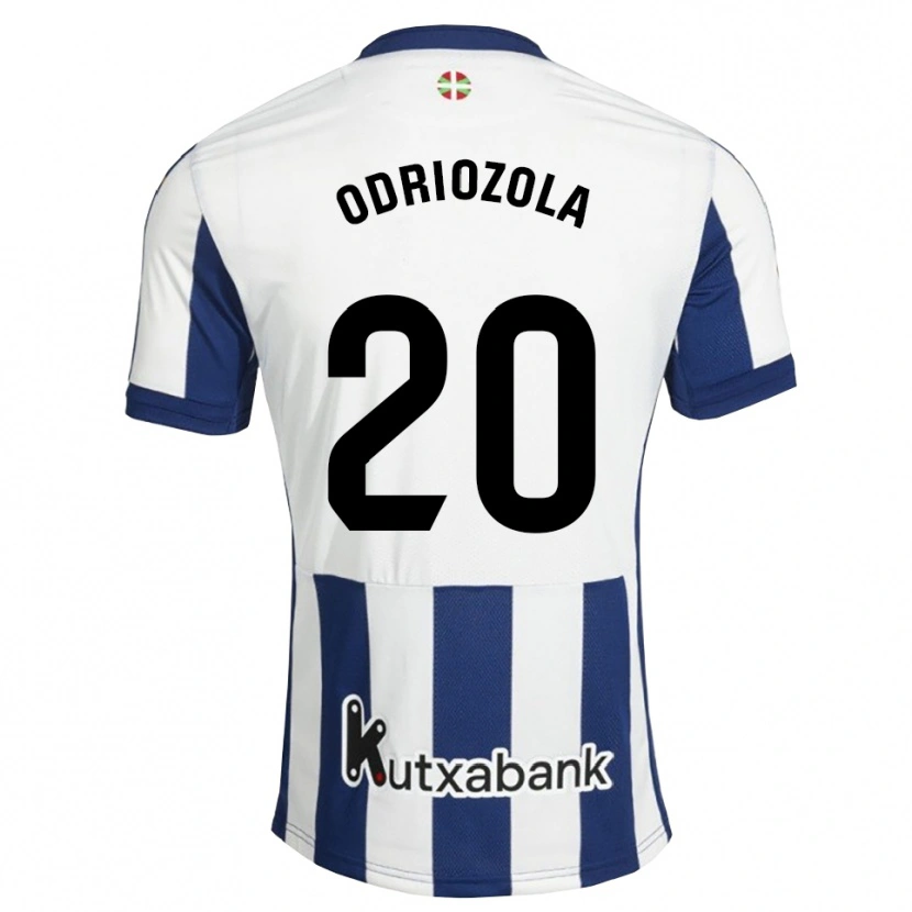Danxen Heren Álvaro Odriozola #20 Marineblauw Wit Goudenrood Thuisshirt Thuistenue 2026/27 T-Shirt