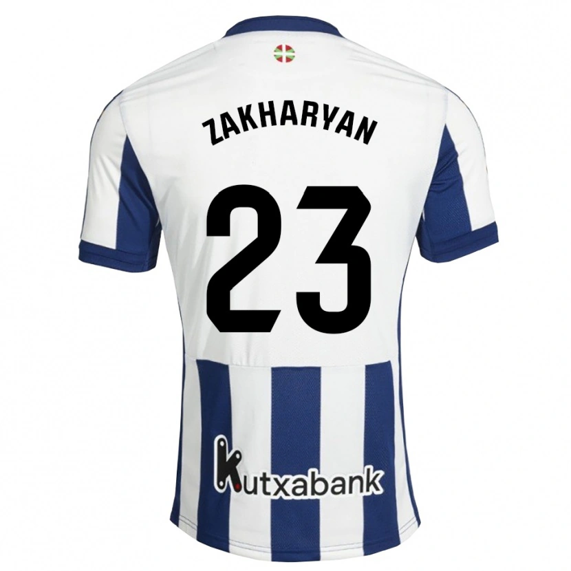 Danxen Heren Arsen Zakharyan #23 Marineblauw Wit Goudenrood Thuisshirt Thuistenue 2026/27 T-Shirt