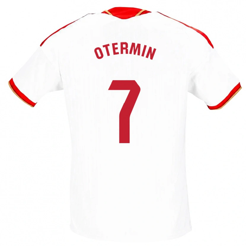 Danxen Heren Rosa María Otermín Abella #7 Wit Rood Thuisshirt Thuistenue 2026/27 T-Shirt