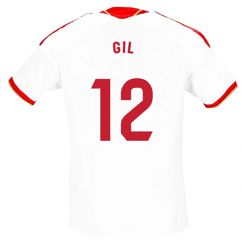 Danxen Heren Dani Gil #12 Wit Rood Thuisshirt Thuistenue 2026/27 T-Shirt
