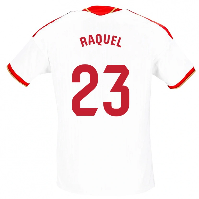 Danxen Heren Raquel Morcillo #23 Wit Rood Thuisshirt Thuistenue 2026/27 T-Shirt